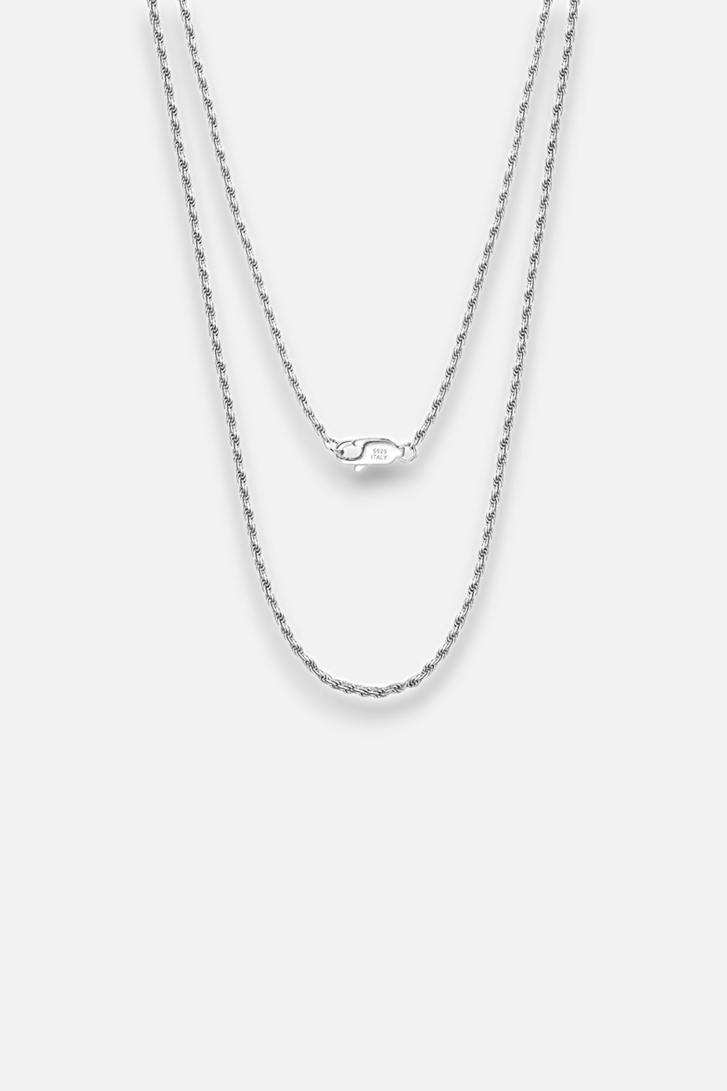 COLLIER MAILLE AMEDEO ARGENT